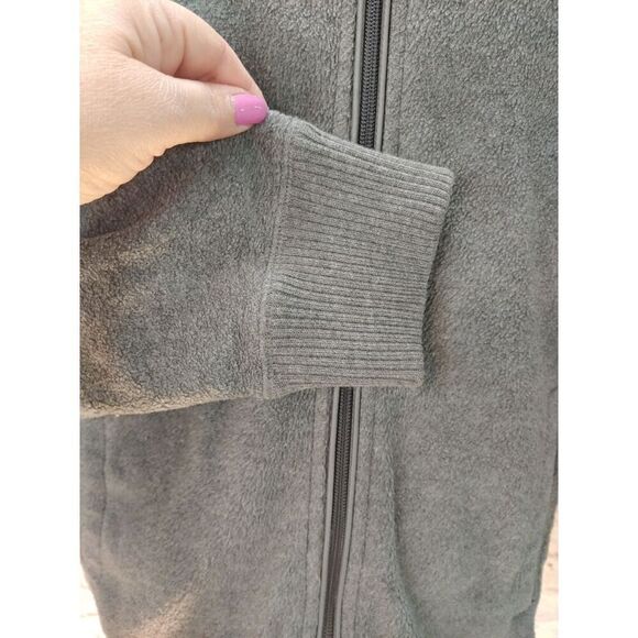Old Navy Mens Size Large Grey Fleece Full Zip Sweatshirt. - Picture 3 of 6